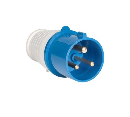 Вилка переносная 013 16А 2P+PE 220В IP44 EKF ps-013-16-220 Вилка переносная 013 16А 2P+PE 220В IP44 EKF ps-013-16-220